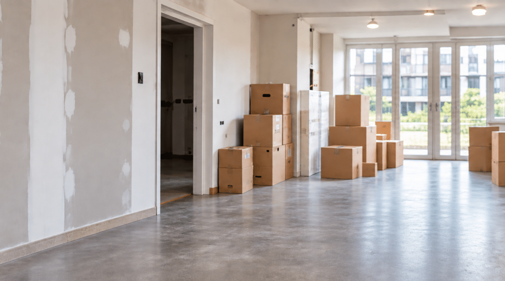 appartement leegmaken